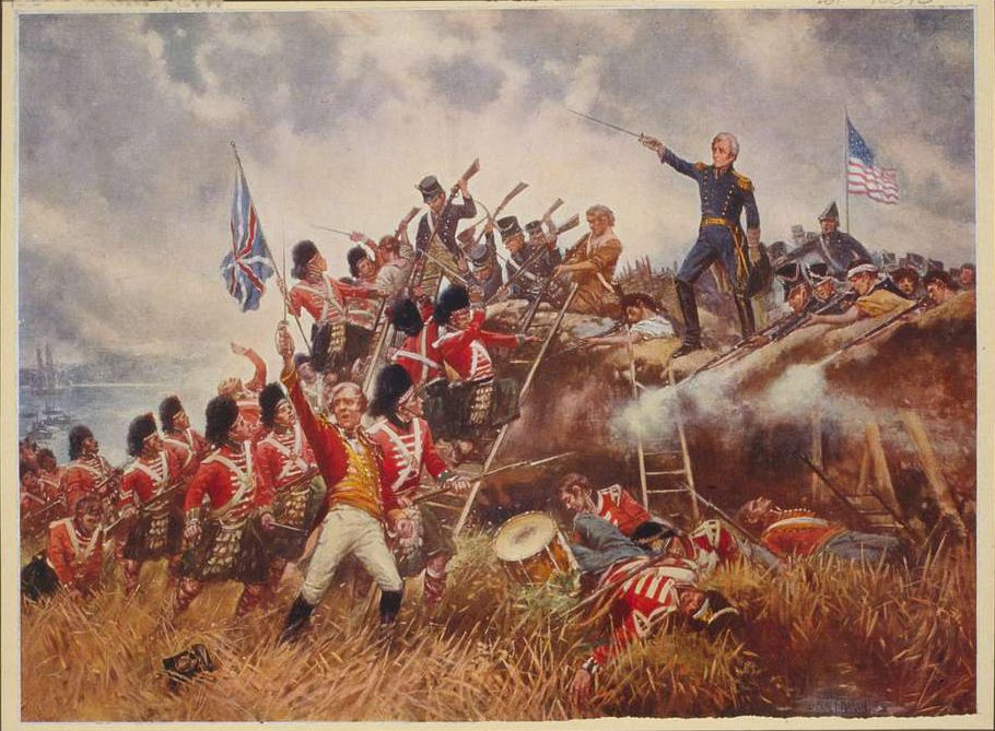 the-battle-of-new-orleans-painting the-battle-of-new-orleans-painting